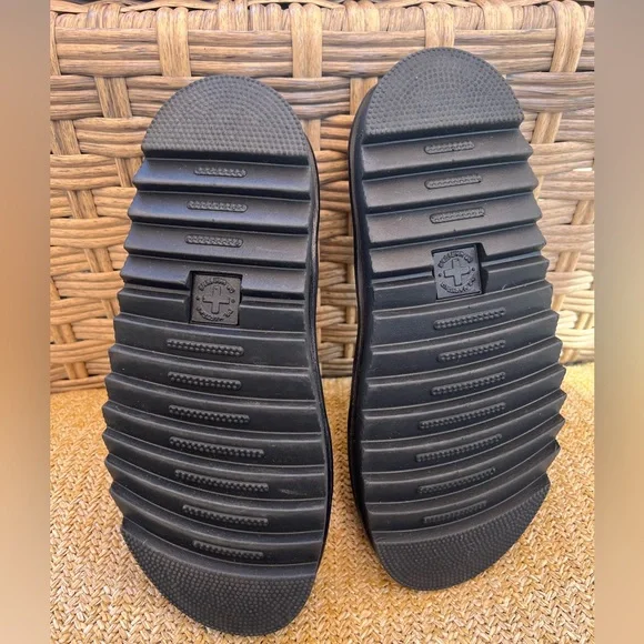 Dr. Martens White and Black Sandals - Picture 5 of 9